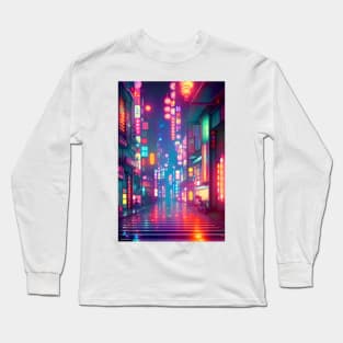 Tokyo Neon Anime Japan Night Lights <3 Long Sleeve T-Shirt